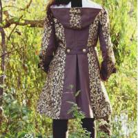 Lennja Damenmantel Schnittmuster – Eleganz & Vielseitigkeit in Größen 34-54 | Mit abnehmbarer Kapuze und Futter Bild 4