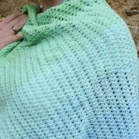 Häkelanleitung Dreieckstuch Frühlingserwachen, auch für Anfänger Bild 1