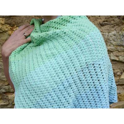 Häkelanleitung Dreieckstuch Frühlingserwachen, auch für Anfänger