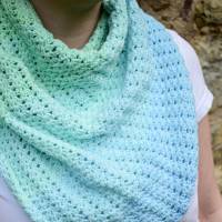 Häkelanleitung Dreieckstuch Frühlingserwachen, auch für Anfänger Bild 5