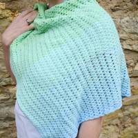 Häkelanleitung Dreieckstuch Frühlingserwachen, auch für Anfänger Bild 6