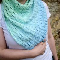 Häkelanleitung Dreieckstuch Frühlingserwachen, auch für Anfänger Bild 7