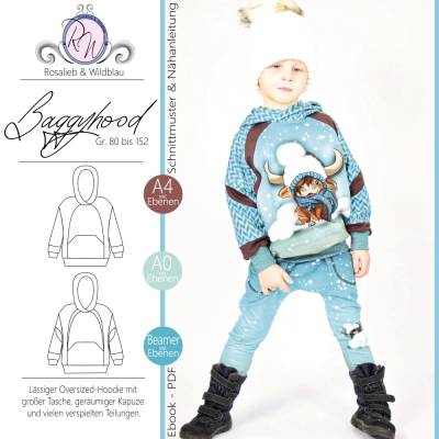 Ebook BaggyHood Gr. 80 bis 158