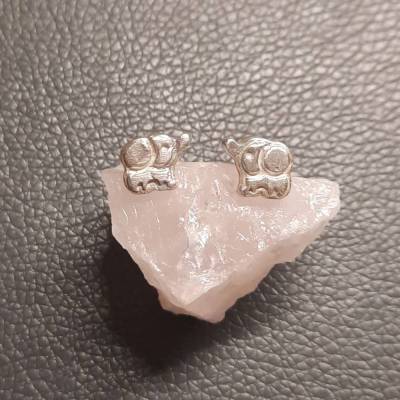 Ohrstecker Elefanten aus 999 Silber