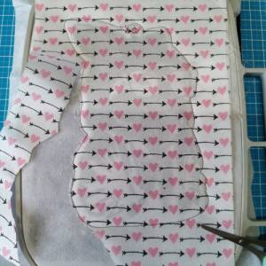 Maschinen Stickdatei - Osterhase cool Color Lichteffekt ITH Anhänger Bild 8