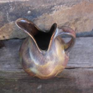 Dümler & Breiden Fischmaul Henkelvase Krug 56/20 WGP 60er 70er Jahre West Germany Bild 3