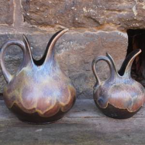 Dümler & Breiden Fischmaul Henkelvase Krug 56/20 WGP 60er 70er Jahre West Germany Bild 9