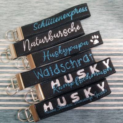 Stickdatei (6x) Schlüsselanhänger [Set 5] 12-14x18cm