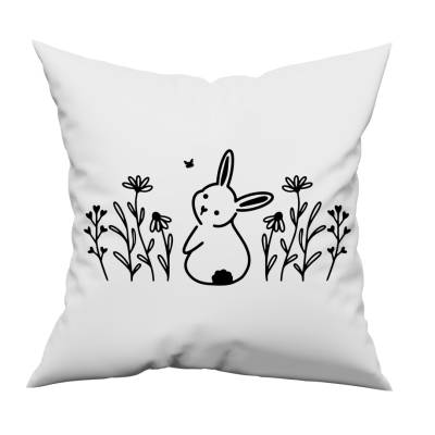 Bügelbild für Ostern - mit Häschen / Osterhase / Bügelbilder Hase Ostermotiv/ Frühling / Hase