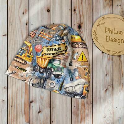 Beanie/ KU 48-52/ Mütze/ Bagger/ Baustelle 