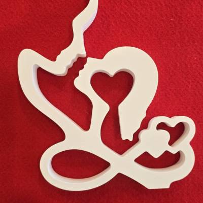 Aufsteller - Figur - Liebespaar - Endlose Liebe - Valentinstag -