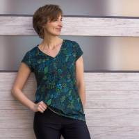 Basic Shirt Lio V-Ausschnitt Gr.34-54 inkl. Ebenen Bild 2