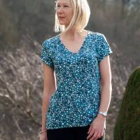 Basic Shirt Lio V-Ausschnitt Gr.34-54 inkl. Ebenen Bild 5