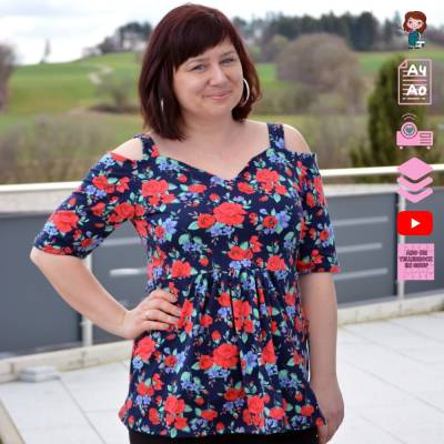 E-Book Lovely Shoulder Shirt (Größe 32-58)