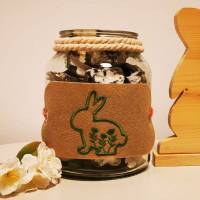 Stickdatei - Hase mit Blumen Ostern Frühling 3 Größen Bild 5