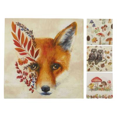 Serviettenset für Serviettentechnik Herbst