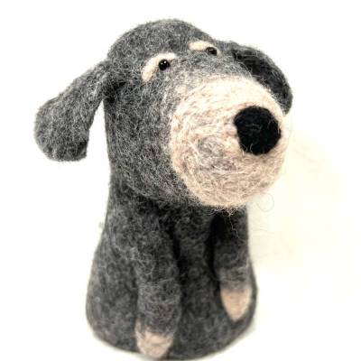 dicker Hund DOGGY, supersüsses Filztier/ Eierwärmer, auch als Deko, Geschenk, etc.