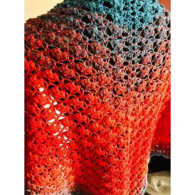 Häkeltuch Rhona - Dreieckstuch