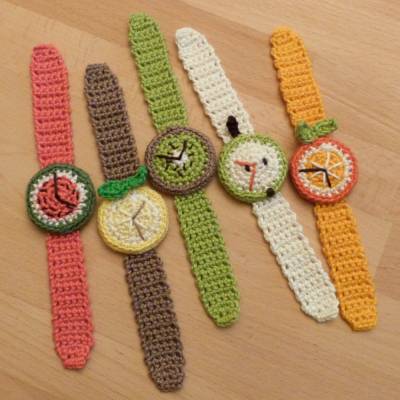 Häkelanleitung Armbanduhren 