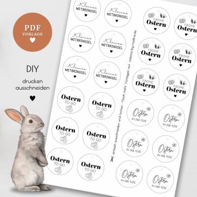 Runde Geschenkanhänger 