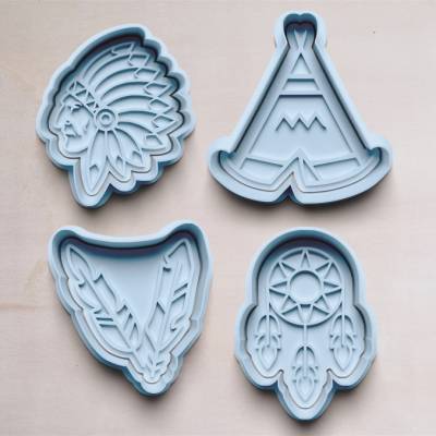 Native Americans Keksausstecher | Ausstecher | Cookie Cutters | Ausstechform | Plätzchenform | Keksform