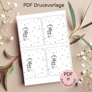 Digitale Datei, PDF-Druckvorlage Tütenklappe  