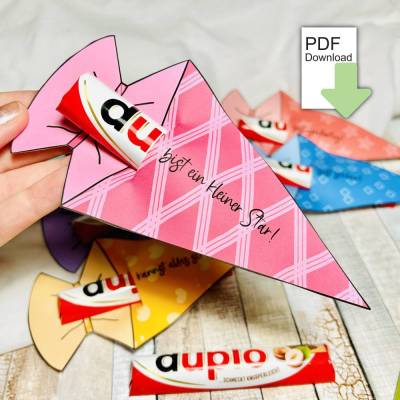 Duplo Banderole Einschulung, Duplo Botschaften, Du bist, Schule, Schulkind, Schultüte Füllung, Geschenk zur Einschulung