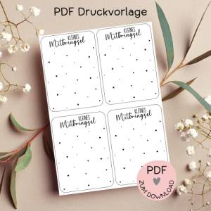 Digitale Datei, PDF-Druckvorlage Karten 