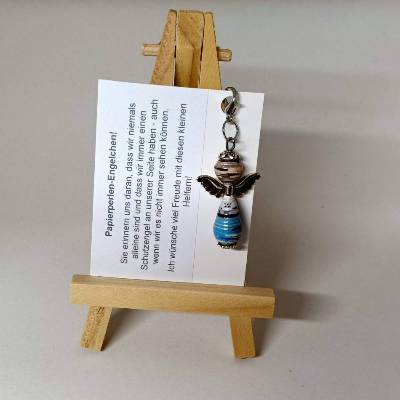 Papierperlenengelchen aus Katalogpapier | Schutzengel | Taschenbaumler | Glücksbringer