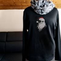 Maschinen Stickdatei - Weihnachtsmann Lichteffekt 12-14*18cm Bild 3