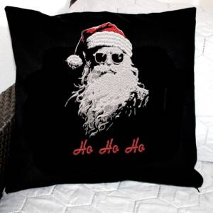 Maschinen Stickdatei - Weihnachtsmann Lichteffekt 12-14*18cm Bild 7