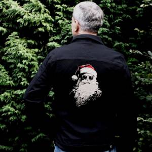 Maschinen Stickdatei - Weihnachtsmann Lichteffekt 12-14*18cm Bild 8