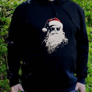 Maschinen Stickdatei - Weihnachtsmann Lichteffekt 12-14*18cm Bild 9