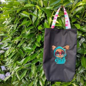 Maschinen Stickdatei - Welpe cool Color Lichteffekt 12-14*18cm Bild 3