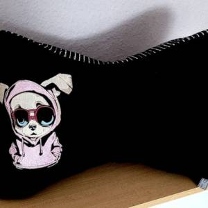 Maschinen Stickdatei - Welpe cool Color Lichteffekt 12-14*18cm Bild 6