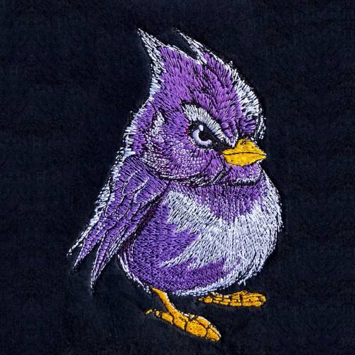 Maschinen Stickdatei - Vogel mürrisch 12-14x18cm