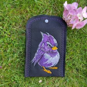 Maschinen Stickdatei - Vogel mürrisch 12-14x18cm Bild 3