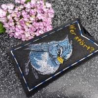 Maschinen Stickdatei - Vogel mürrisch 12-14x18cm Bild 9