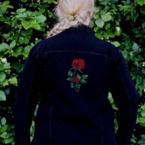 Maschinen Stickdatei - Rose 12-14x18cm Bild 6