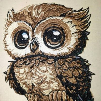 Maschinen Stickdatei - Eulchen KI KI 15-16x26cm, 20x17 (JEF)