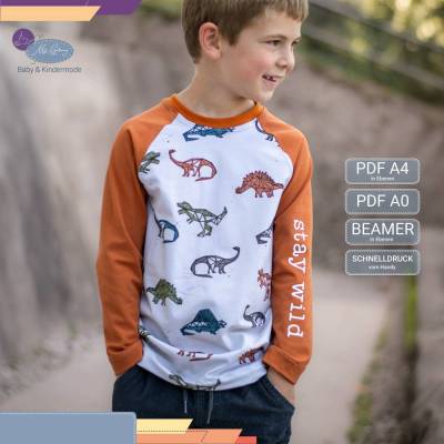 Schnittmuster T-Shirt Raglan 