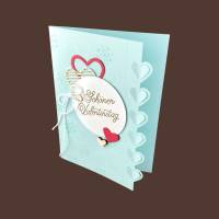 Valentinskarte Grußkarte zum Valentinstag Liebe Love Herzen Bild 2
