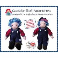 20 cm Puppenjunge Waldorfpuppe selber machen • Schnitt & Anleitung PDF | Sami Dolls eBooks Bild 1
