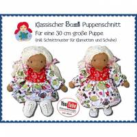30 cm Puppenmädchen Waldorfpuppe selber machen • Schnitt & Anleitung PDF | Sami Dolls eBooks Bild 1