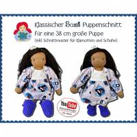 38 cm Puppenmädchen Waldorfpuppe selber machen • Schnitt & Anleitung PDF | Sami Dolls eBooks Bild 1
