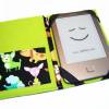 aufklappbare eReader eBook Reader Tablet Hülle Doggys schwarz grün rosa bis max 8 Zoll, Maßanfertigung Bild 2