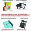 aufklappbare eReader eBook Reader Tablet Hülle Doggys schwarz grün rosa bis max 8 Zoll, Maßanfertigung Bild 4