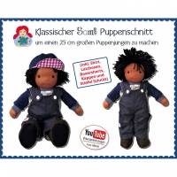 25 cm Puppenjunge Waldorfpuppe selber machen • Schnitt & Anleitung PDF | Sami Dolls eBooks Bild 1