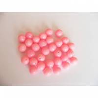 Perlen Acryl 12 mm , rosa marmoriert Bild 1