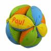 personalisierter Greifball mit Rassel, blau Bild 4